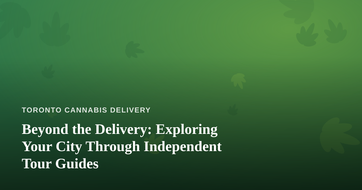 Beyond the Delivery: Exploring Your City Through Independent Tour Guides
